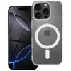 Oem Originalus „iPhone 16 PRO“ skaidrus dėklas, 2 mm „Mag“ dangtelis, suderinamas su „MagSafe“ (fotoaparato apsauga), permatomas