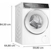 Skalbimo mašina BOSCH WGB256A2PL