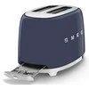 Smeg TSF01NBEU toaster 6 2 slice(s) 950 W Mėlyna, Chrome