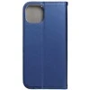 OEM atverčiamas dėklas, skirtas iPhone 15 PLUS, Smart Case Book, tamsiai mėlynas