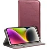 Dėklas Surazo Oem Flip case for iPhone 17 PRO Smart Magneto burgundy