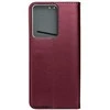 Dėklas Flip case for Realme 14 5G Smart Magneto burgundy