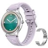 Išmanusis laikrodis COLMI L28 Smart Watch (Sidabrinis-violetinė + sidabrinis steel strap)