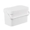 SMARTSTORE Šiukšliadėžė bio atliekų balta 5l