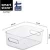 SMARTSTORE Daiktadėžė 10690, skaidri, 20 x 14 x 7.5 cm