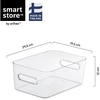 SMARTSTORE Daiktadėžė 10890, skaidri, 29.5 x 19.5 x 12 cm