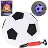 Jokomisiada Soccer ball luminous rubber soft football material ZA5598