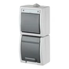 Socket and switch block ELEKTRO-PLAST AQUANT