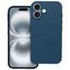 Forcell OEM dėklas, skirtas iPhone 16, minkštas, tamsus, mėlynas