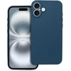 OEM dėklas, skirtas iPhone 16 PLUS, minkštas, tamsus, mėlynas