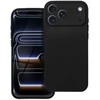 OEM dėklas, skirtas iPhone 17 Pro Max / 18 Pro Max (žemas kameros kraštas), minkštas, juodas