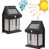 Lampa Solar LED garden lamp facade RC-K-1536 juodas