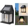 Lampa Solar LED garden lamp facade RC-K-1536 juodas