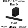 Namų kino sistema Sony | 3.1.2 kan. garso juosta | SC-HTB600 BRAVIA kino teatro juosta 6 | Garsiakalbiai | „Bluetooth“