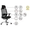 Bemondi SPECTRUM ergonomic office chair juodas