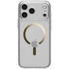 SPIGEN case ULTRA HYBRID MAG compatible with MagSafe for IPHONE 17 Pro Max clear auksinis