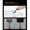 Spigen DA30M Universal Lanyard Strap Crossbody juodos spalvos