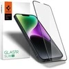 Apsauginis stiklas Spigen GLASS FC Apple iPhone 13 / 13 Pro / 14 su juodos spalvos krašteliu