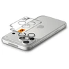 Spigen Optik Pro GLAS.TR EZ FIT 2 vnt. grūdinto stiklo apsauginis fotoaparato ekrano apsauginis stiklas iPhone 18 Pro / 18 Pro Max - Sidabrinis