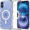 Spigen Ultra Hybrid MagSafe Apple iPhone 16 – dėklas telefonui baltos spalvos