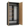 „Top E Shop“ „Topeshop“ SD-90 ANT/ART KPL miegamojo spinta/spinta 7 lentynos 2 durys