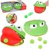 Jokomisiada Shooting glove with launcher x2 arcade game FROG + balls ZA5604