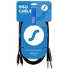 sound station quality (ssq) SSQ RCAJM2 SS-1428 Cable 2x RCA - 2x Jack Mono 6,3 mm 2 m Juodas