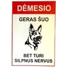 None Nežinomas Lipdukas GERAS ŠUO, LIP049