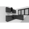 STOLKAR Cosmo Design ANIKA graphite/graphite 2.0/2.6 kitchen furniture set