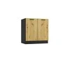 STOLKAR Cosmo Design ANIKA kitchen furniture set, artisan oak/graphite 2.0/2.6