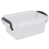 Storage box with lid. transparent. 13 x 8.5 x 5 cm