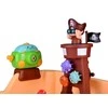 Jokomisiada Vanduo table + sandbox 2 in 1 PIRATE BOAT blows soap bubbles ZA4995
