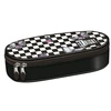 STRIGHT PENCIL CASE CHESSBOARD BUTTERFLIES