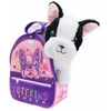Pliušinis žaislas Cutekins Poochi Poo, baltas/juodas