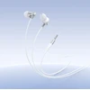 su laidu ausinės su mikrofonu Jack 3,5 mm Hoco M119 sidabrinis