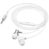 su laidu ausinės su mikrofonu Jack 3,5 mm Hoco M119 sidabrinis