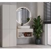 Top E Shop BATHROOM CABINET NEL DD 1K BASKET CASMERE COLOUR LONG DOORS