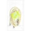 Dėklas OEM SWING (6 mm) telefono virvelė, reguliuojamo ilgio telefono pakabukas / laido ilgis 165 cm (maks. 82,5 cm kilpoje) / ant peties arba kaklo - pilka-geltona