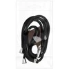 Dėklas OEM SWING (6 mm) telefono virvelė, reguliuojamo ilgio telefono pakabukas / laido ilgis 165 cm (maks. 82,5 cm kilpoje) / ant peties arba kaklo - juodas
