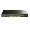 Šakotuvas Komutatorius - CUDY GS2028PS4-400W 24-Portų Gigabit L2 Valdomas PoE+ 400W 4x Gigabit Kombinuoti Prievadai