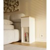 Top E Shop GALAX 20/1S Baltas/ARTISAN BEDSIDE TABLE