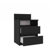 Top E Shop Naktinis Staliukas - Topeshop M1, Juodas