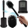 Silicone bathroom brush juodas Ruhhy 25882