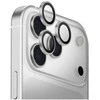 UNIQ Optix aliuminio kameros objektyvo apsauga Apple iPhone 17 Pro / Apple iPhone 17 Pro Max su aplikatoriumi, sidabrinė