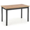Table Cobalt. oak/juodas. 120 cm x 68 cm x 77 cm