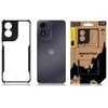 Dėklas Tactical Quantum Stealth Cover for Motorola G04 Clear/Juodas