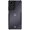 Dėklas Tactical Quantum Stealth Cover for Motorola G04 Clear/Juodas