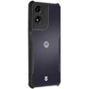 Dėklas Tactical Quantum Stealth Cover for Motorola G04 Clear/Juodas