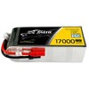 Gens Ace & Tattu Tattu 17000mAh 22.8V 15C 6S1P Lipo Baterija with AS150+XT150 Plug