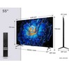 Televizorius TCL C61KS 55C61KS TV 139.7 cm (55") 4K Ultra HD Smart TV Wi-Fi Juodas